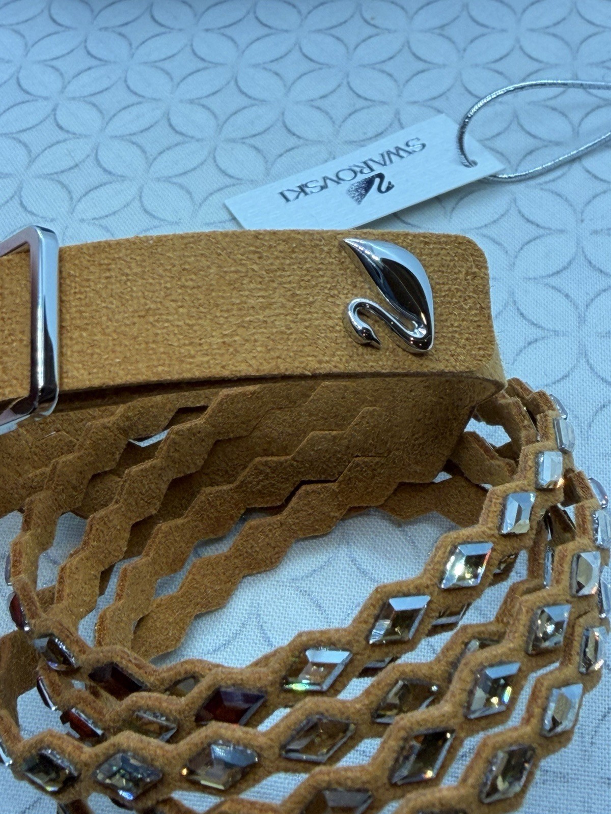 Authentic Swarovski Power Collection Camel & Multicolor Crystal Bracelet 5572734