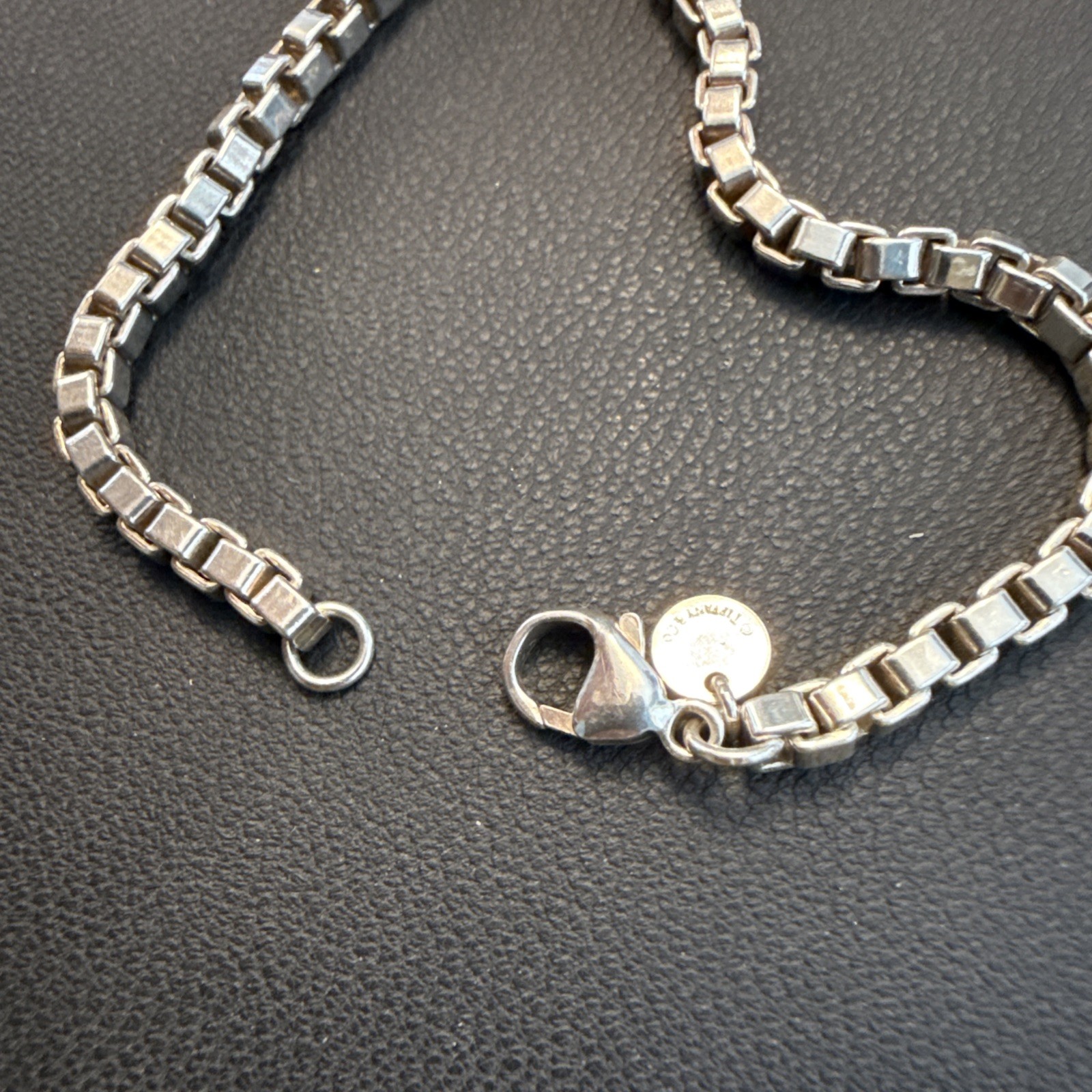 Tiffany & Co. Sterling Silver 925 Venetian Link 7” Bracelet