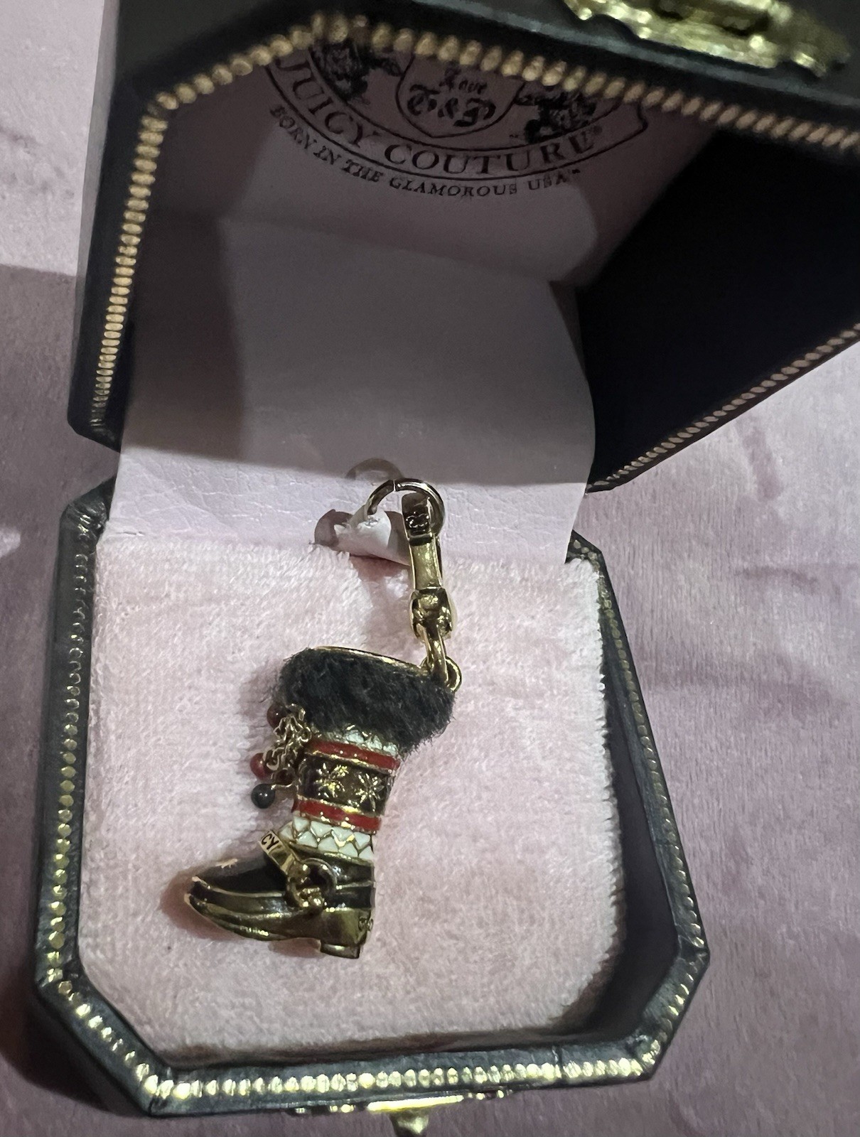 2007 Juicy Couture Snow Boot Charm *Rare* *Retired* in Box