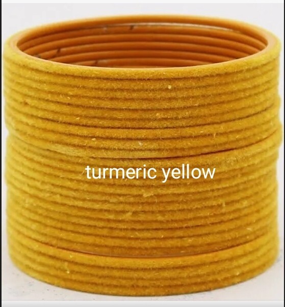24 Velvet metal bangles for all occasion – Good Quality Bangles