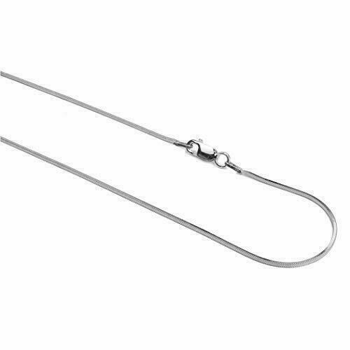 1mm Men Women 925 Sterling Silver Italian Snake Chain Necklace Jewelry 16-24″