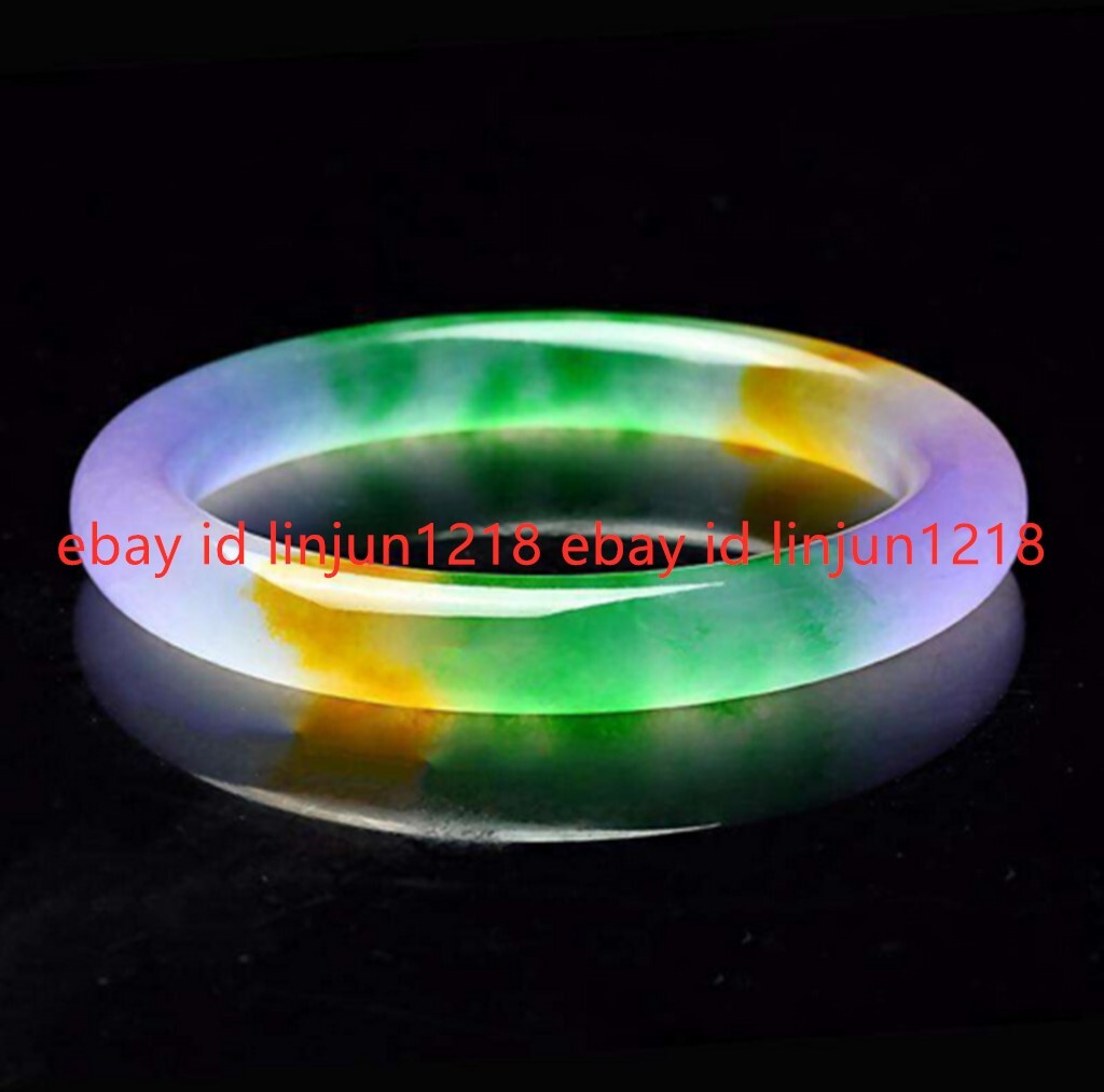 Nephrite Lavender Green Jade Gemstone Bangle Bracelet 56-62mm Women Jewelry