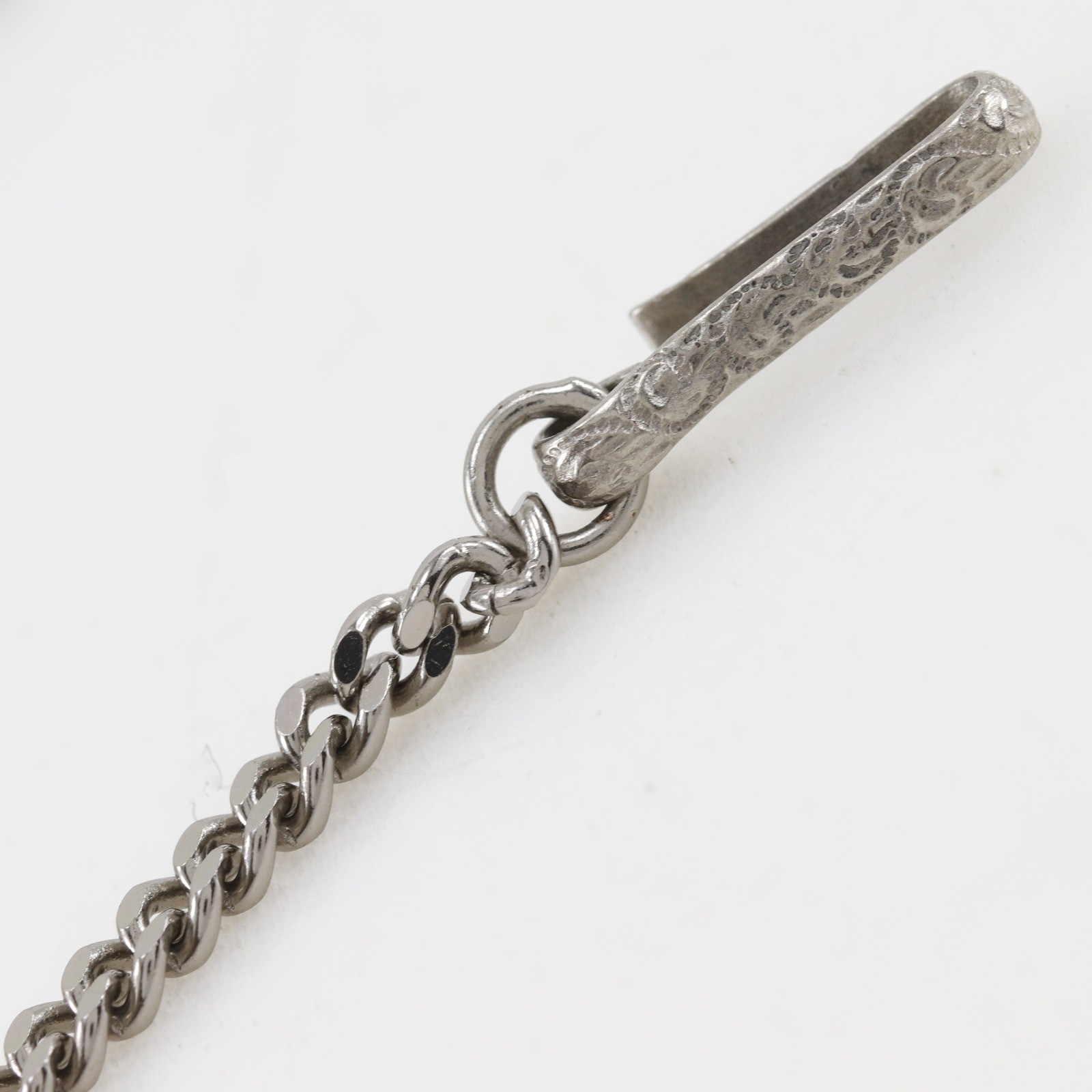 CHANEL COCO Mark ball Necklace Silver metallic/plastic 11.5g Women