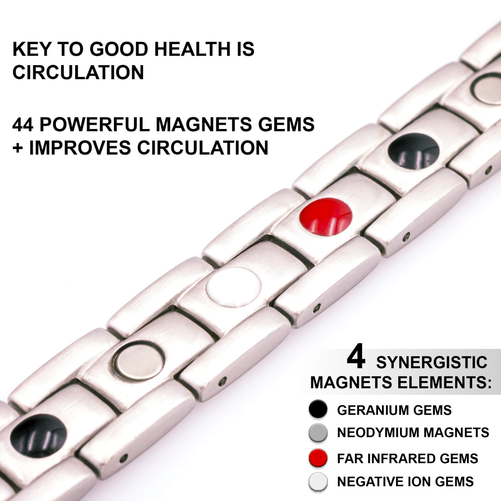 Massive Solid Copper Magnetic Bracelet Men Arthritis Pain Balance Energy Joy RX