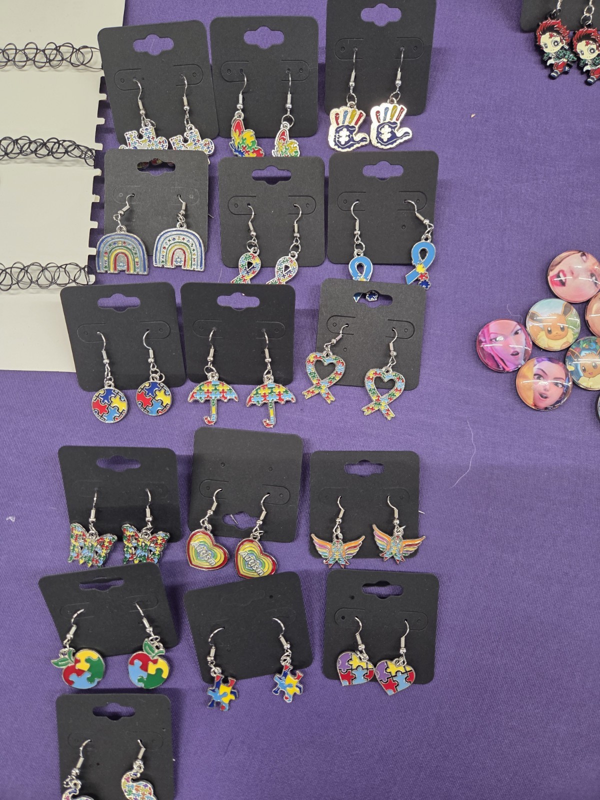 Handcrafted Anime/Disney/Pokémon Hypoallergenic Earings – 3 For $20