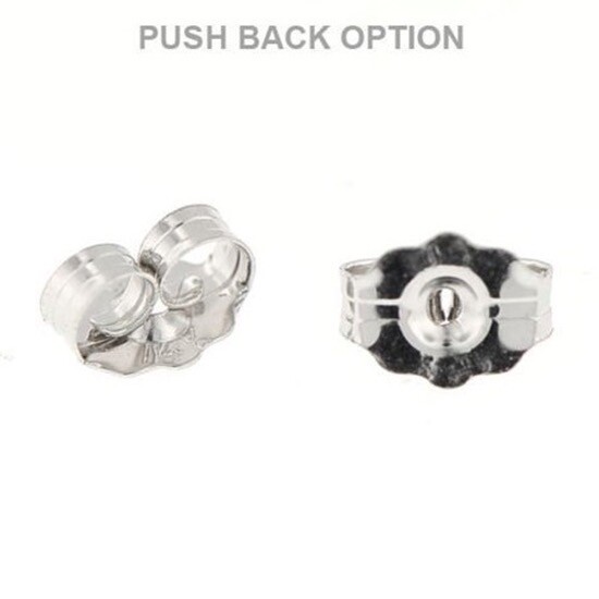 6CT Studs Asscher Princess Square Cut Diamond Earrings Man Made 14k Solid Gold