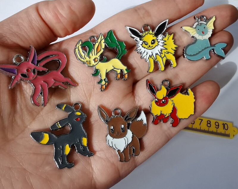 Anime mix 20 PCS Cartoon Enamel Charms Metal Pendants DIY Jewelry