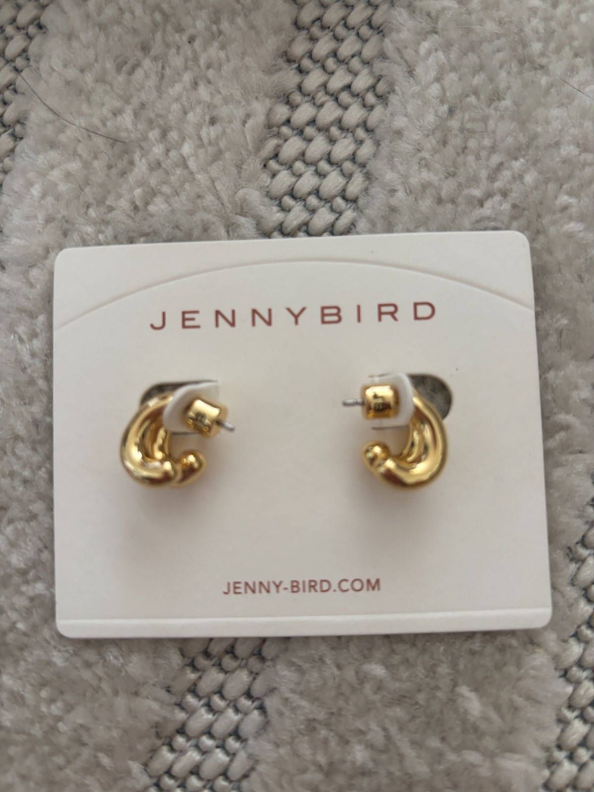 Jenny Bird Florence Gold Earrings (NIB)