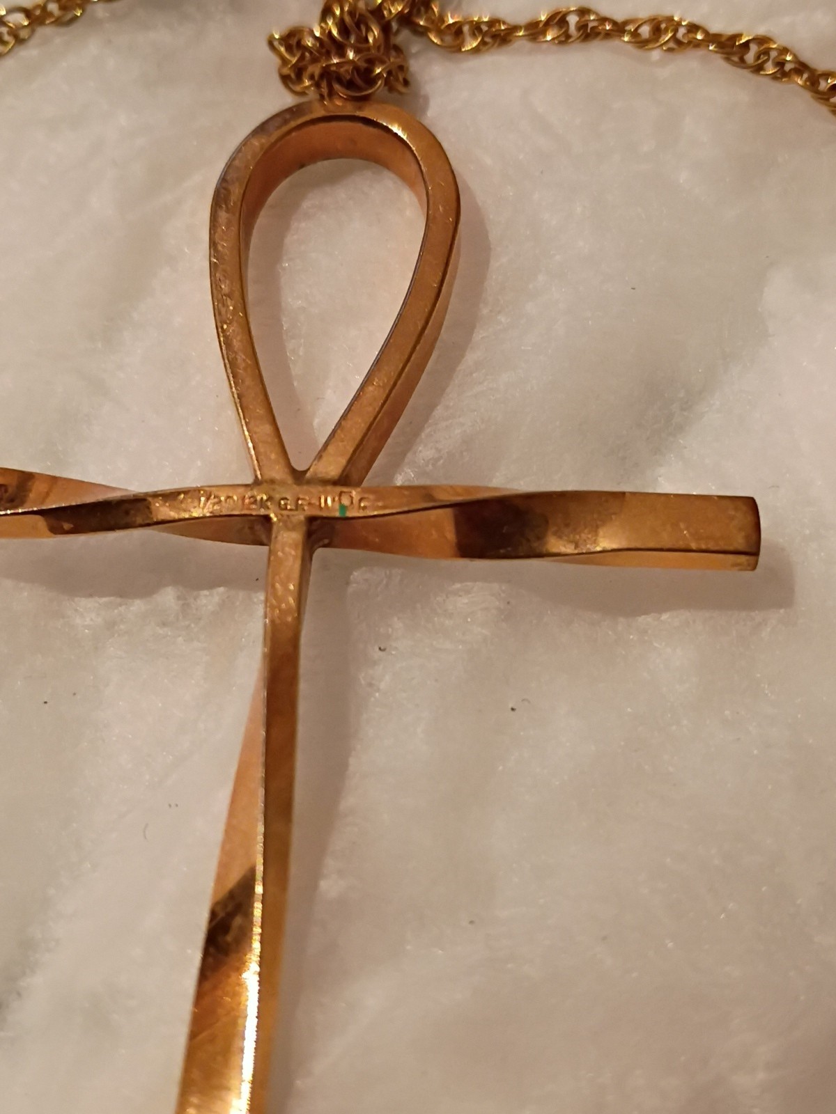 1/20 12kgf Necklace Ware Written On It Long Chain & Charm