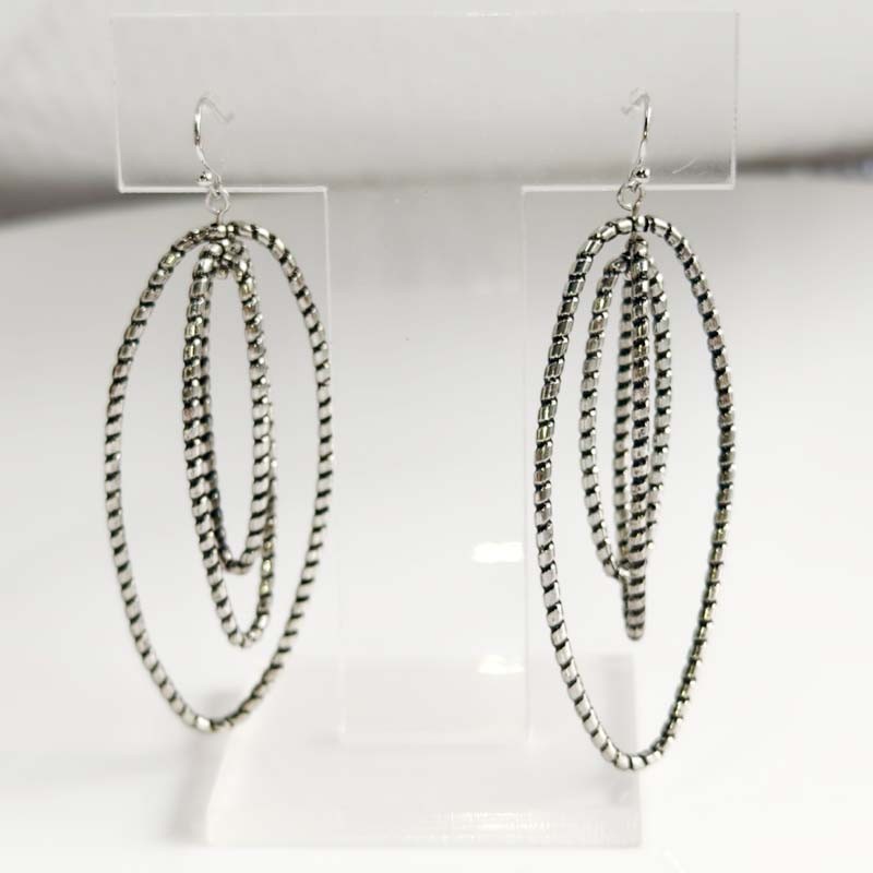New Premier Designs Loops Drop Earrings Gift Retro Women Party Vacation Jewelry