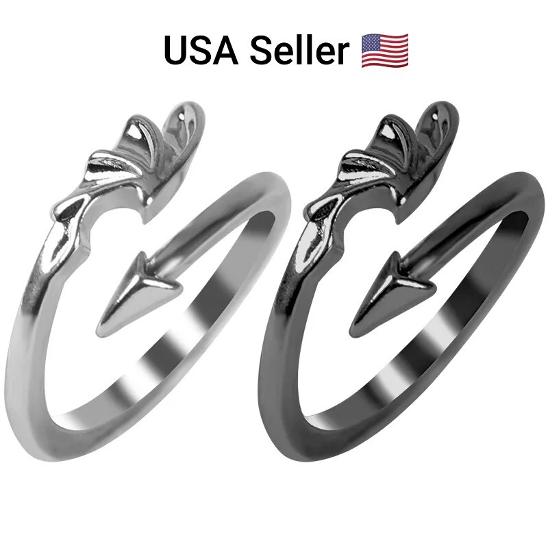 New Fashion Retro Unisex Riding Motorcycle Ring Adjustable Opening Rings Gothic