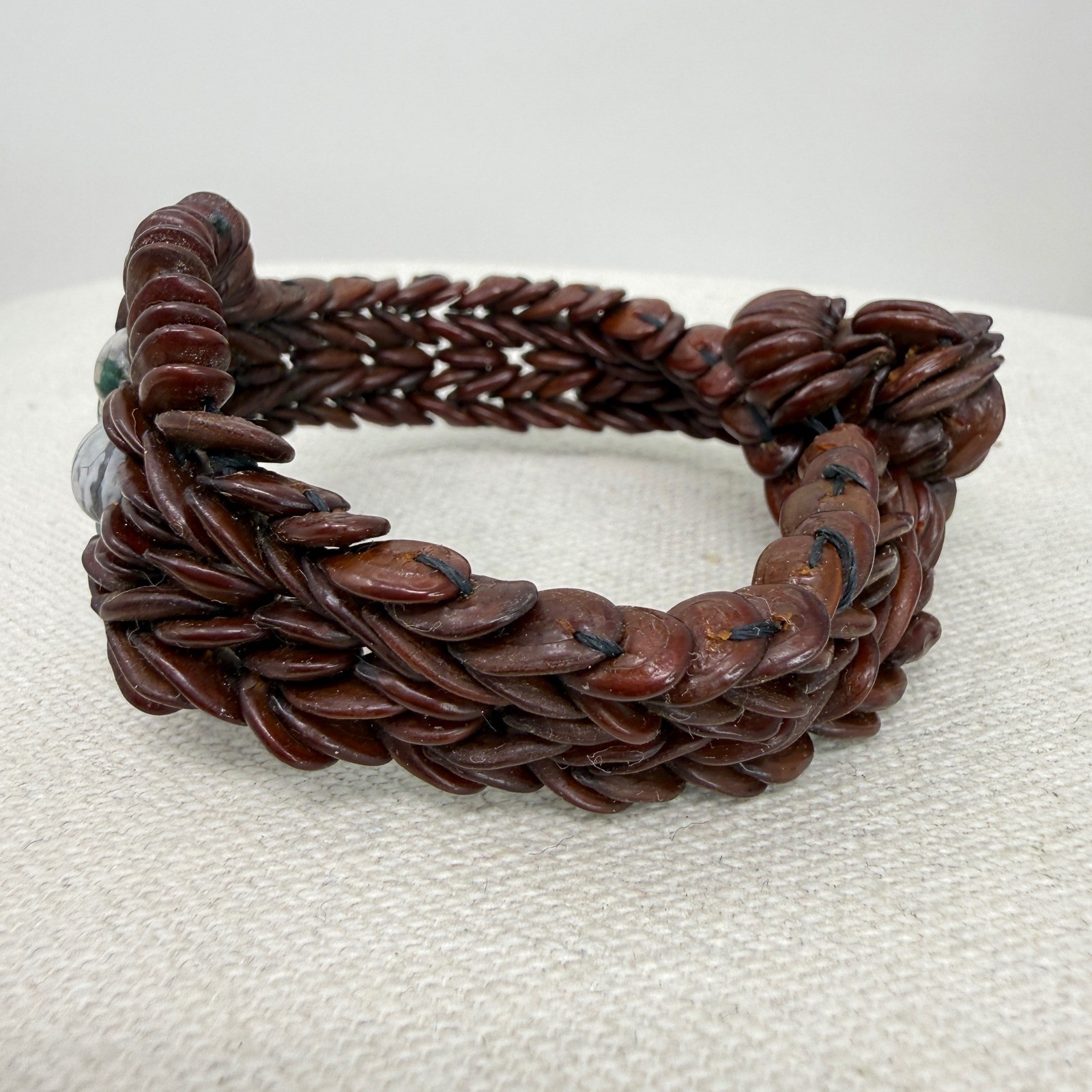 Koa Seed Bracelet Vintage Hawaiian Collector Souvenir Boho Island Beach