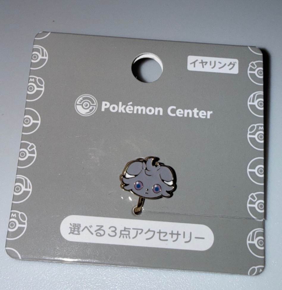 NEW Pokemon Center Japan Earrings Espeon Leafeon Espurr Poliwag Mew – US Seller