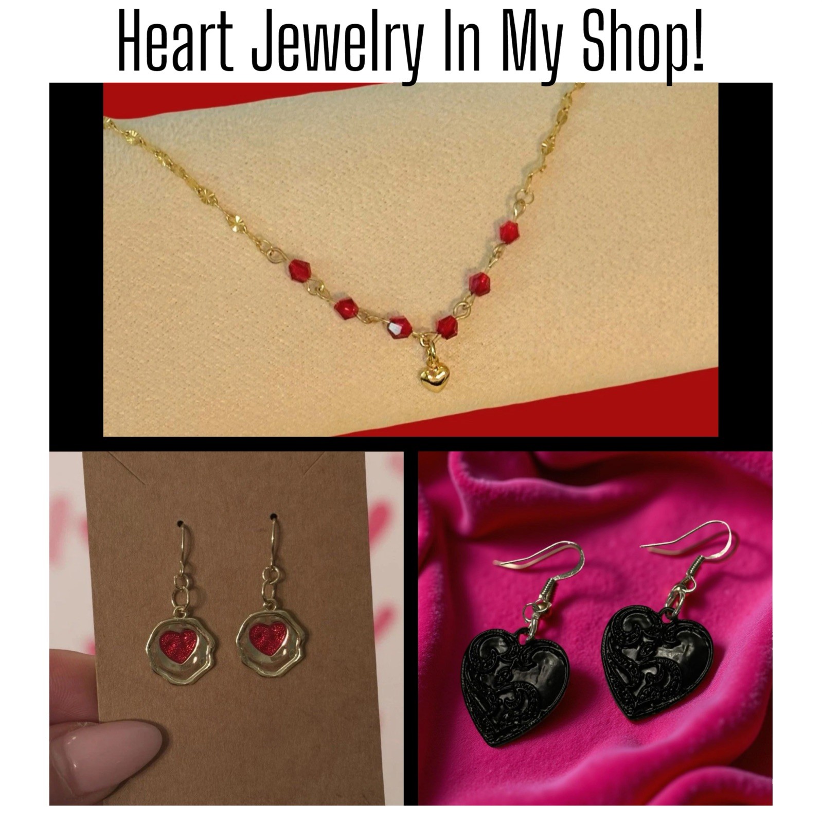 Dangling Red Lipstick Earrings