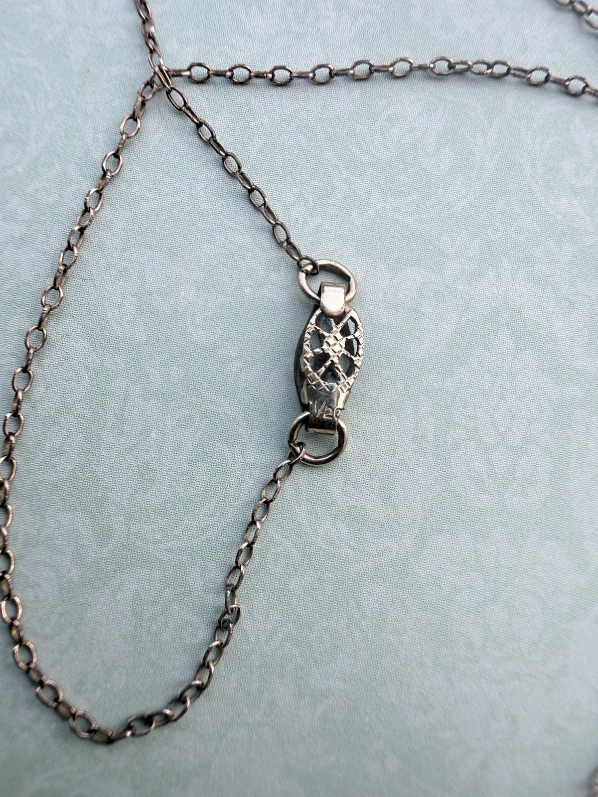Vintage Mid-Century 12k Gold-Filled 0.5mm Chain Necklace – Lobster Clasp
