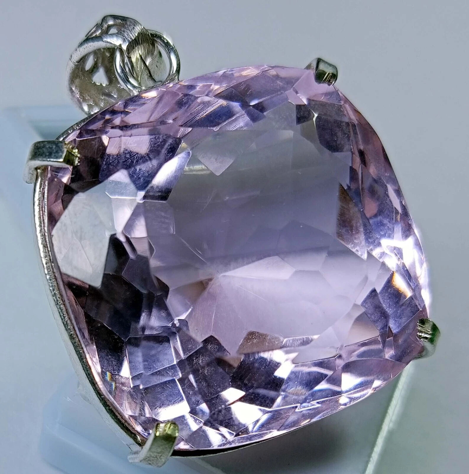 Flawless Pendant Pink Topaz Cushion Cut 134-135Ct Natural Gemstone EGL Certified