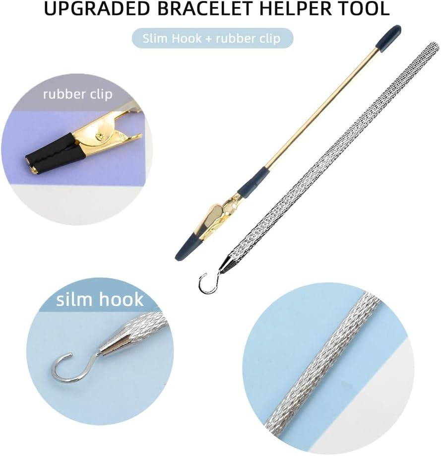 Chic 2-Piece Bracelet Helper Tool for Arthritis – Stylish Jewelry Fastening Aid