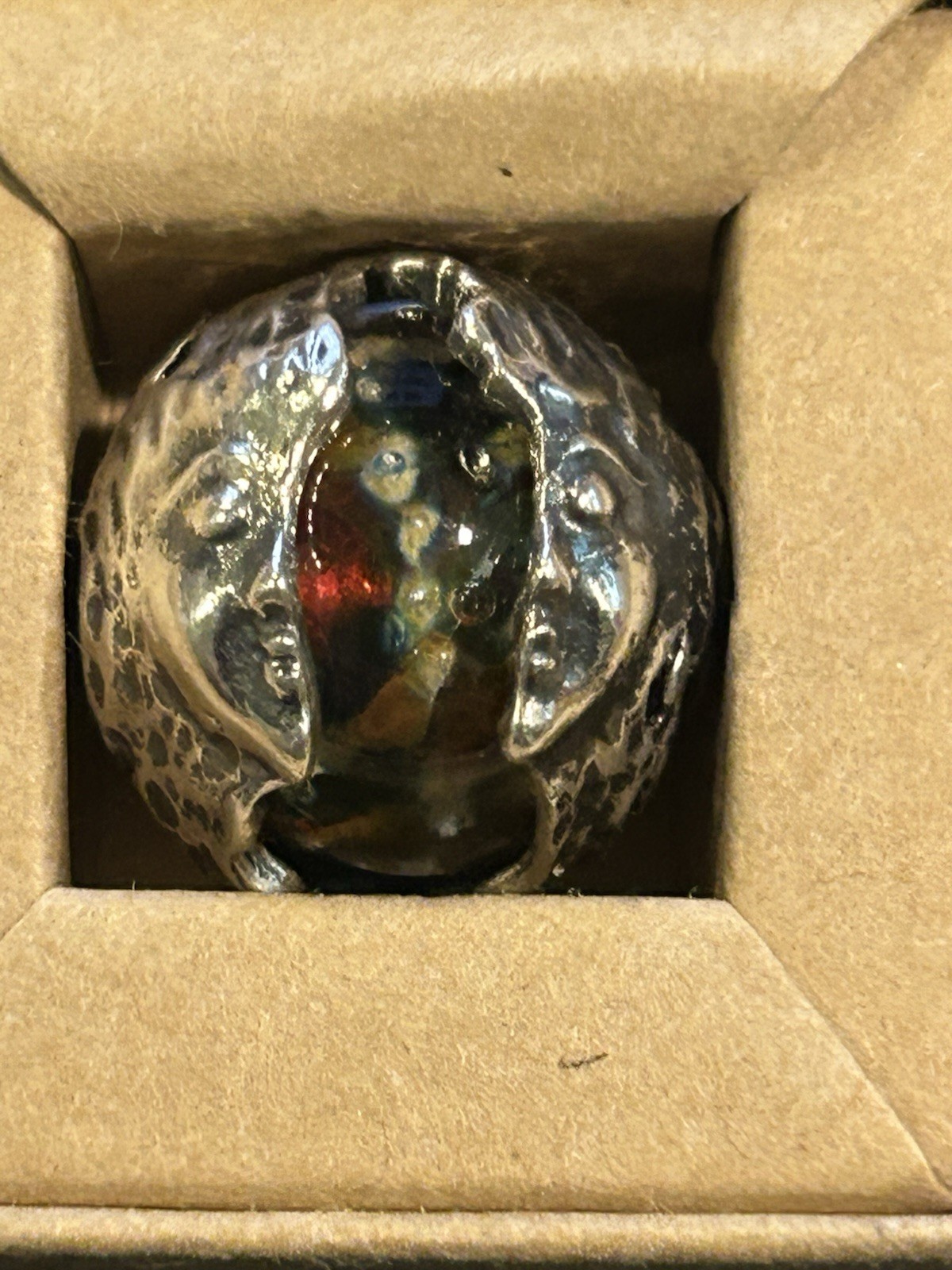 OHM Beads Inner Self 2.0- NBW- NEW (Retail $205) Bead 3-Rainbow Merlot