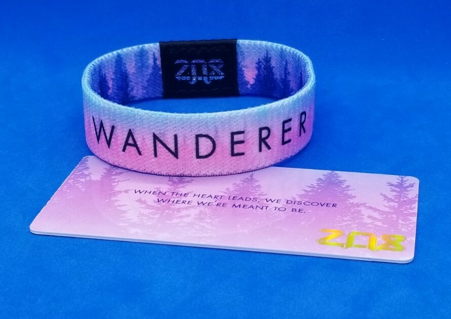 ZOX COLLECTION Wanderer~med. Beautiful forest landscape, inspiring message