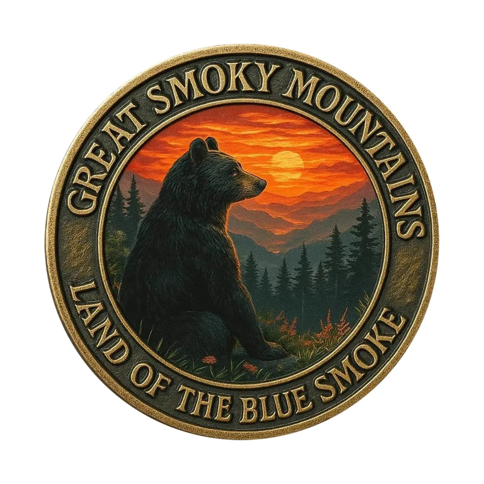 Limited Edition National Park Commemorative Coin: Bear