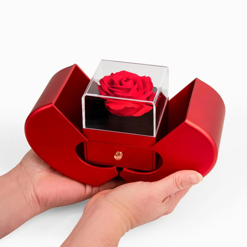 Class of 2026 Graduation Necklace Rose Box Gift Set