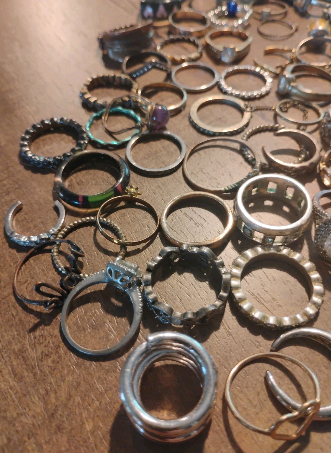 Lot of Over 85 Mixed Rings. See Description.