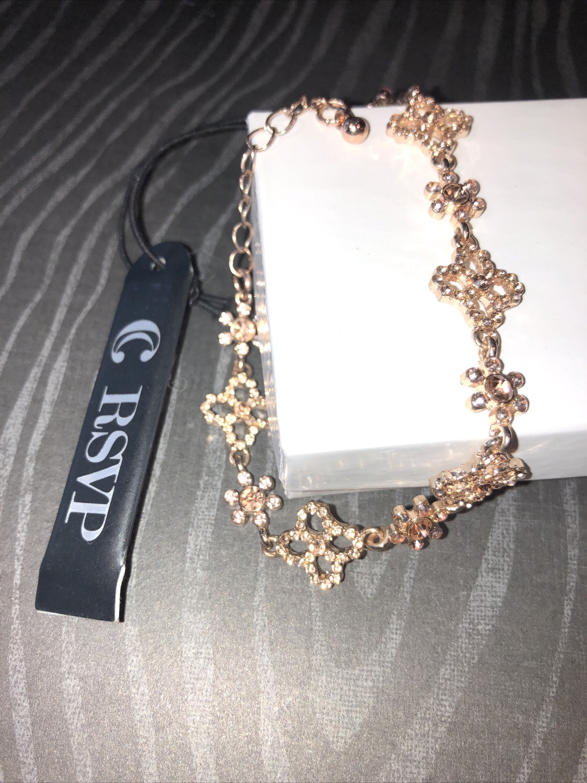 Rose Gold Tone Bracelet RSVP 6.5 – 8.5 Inches Brand New With Tags
