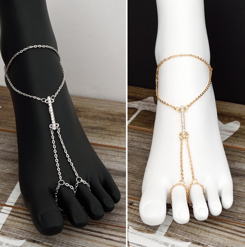 Crystal Choker Ankle Bracelet