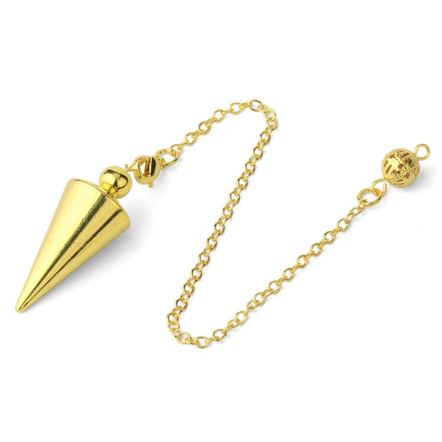 Copper Brass Metal Pendant Pendulum Divination Dowsing Reiki Healing Egyptian