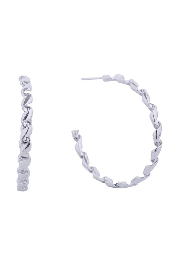 Do Everything in Love 14K Gold/White Gold Dipped Post Earrings Post 4cm