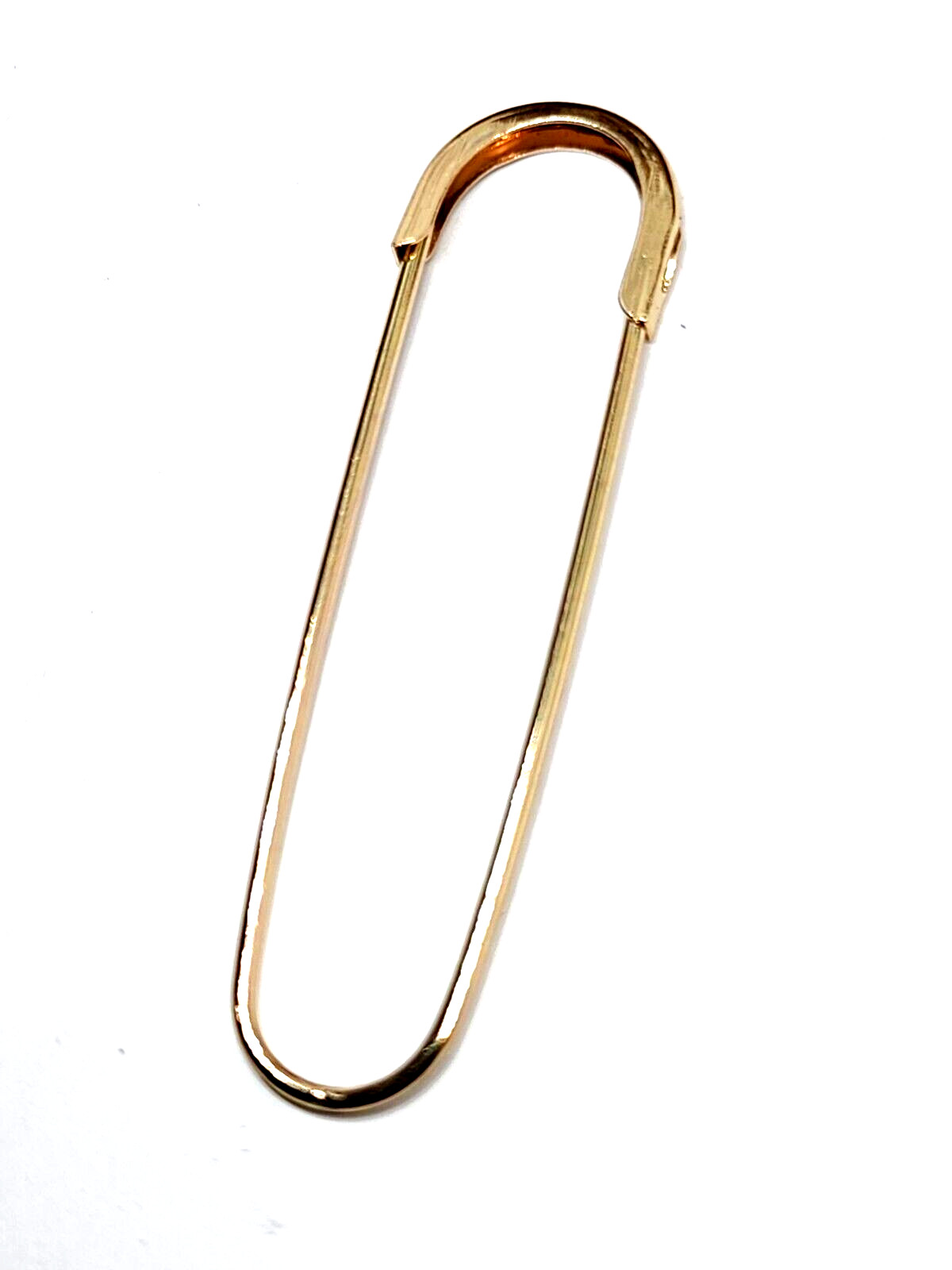 Scaffold Industrial Safety Pin 14g (1.6mm) Gold 316L Steel 7cm Ear Body Piercing