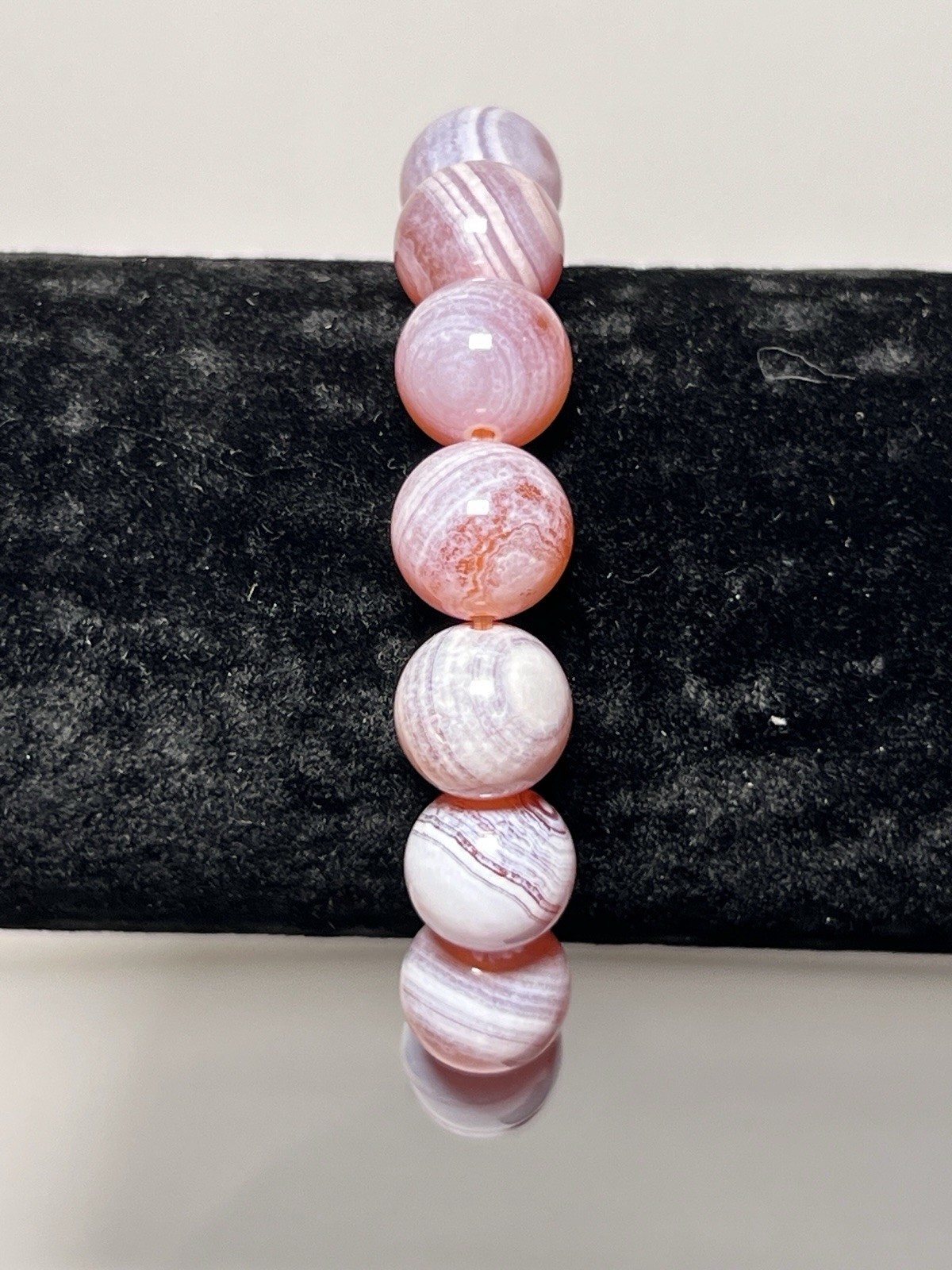 Yaochen Agate Beaded Bracelet 12 mm (changes color in water) – See video