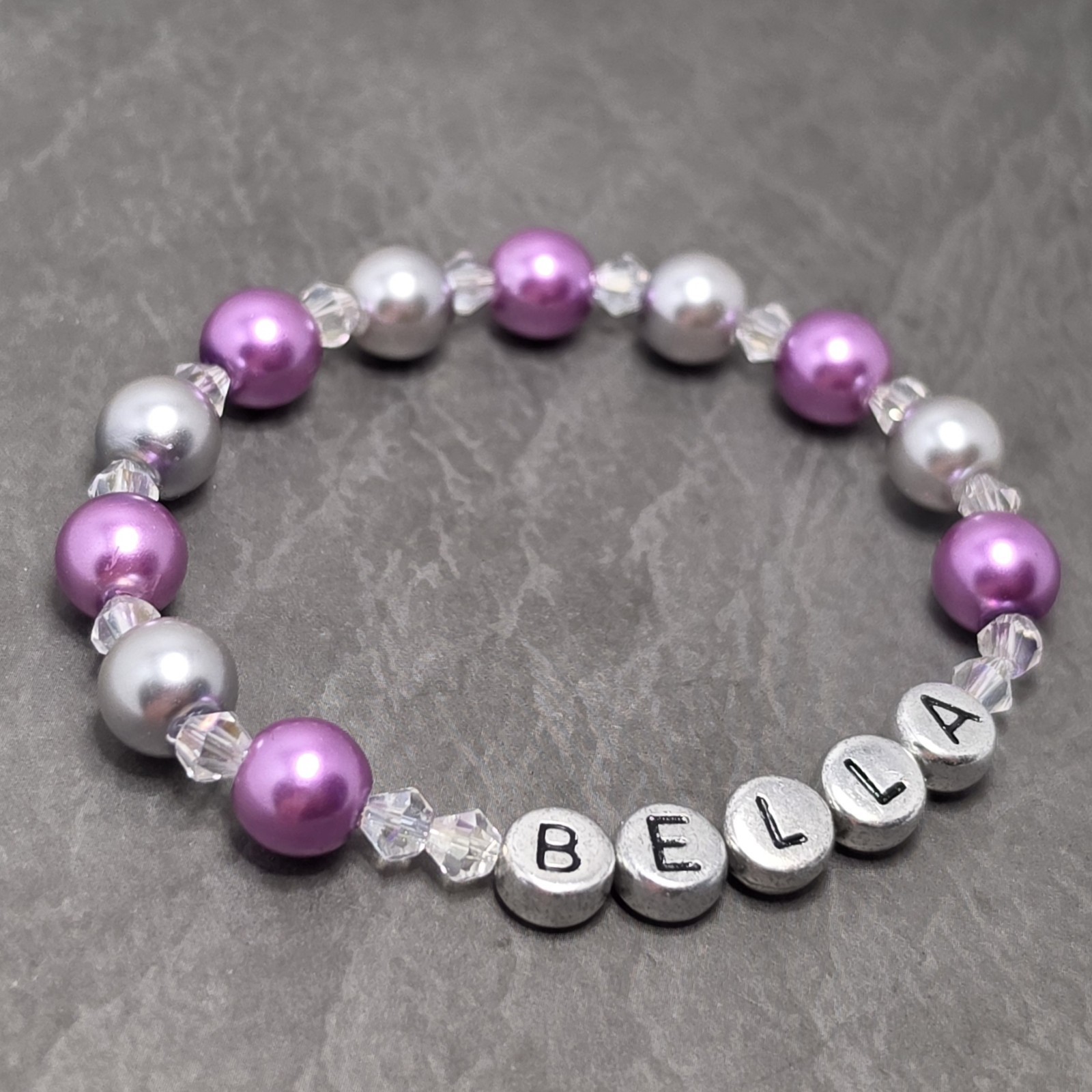 Girls Ladies Personalised Name Bracelet ANY COLOUR Gift Birthday Party Bag