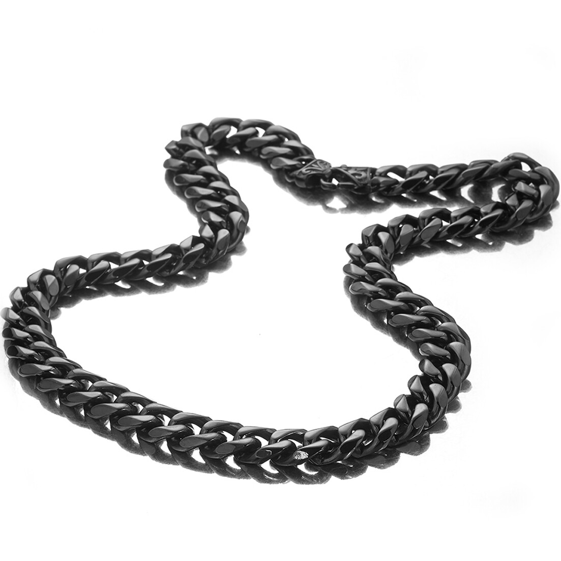 12/15mm 7-40inches Fashion Cuban Curb Chain Necklace Bracelet Stainless Steel