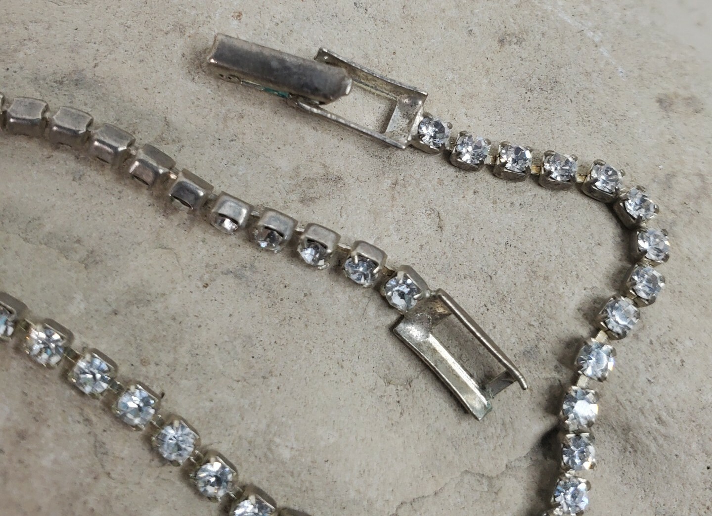 Faux Jewel Bracelet 6” Long 2.12” Diameter