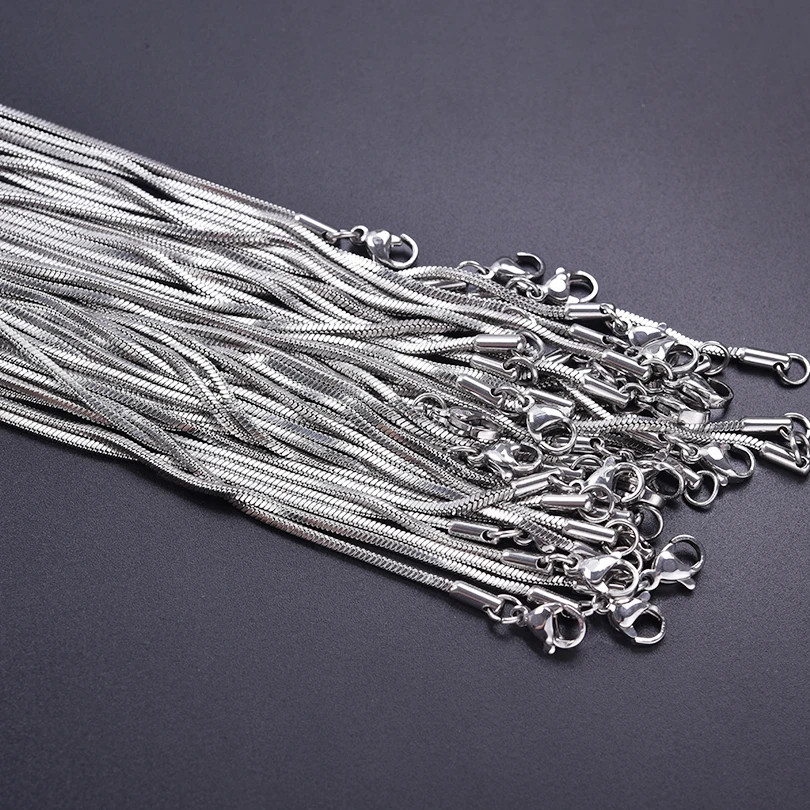 High Quality Stainless Steel Snake Hanging Chain For Women Men Long Necklace…