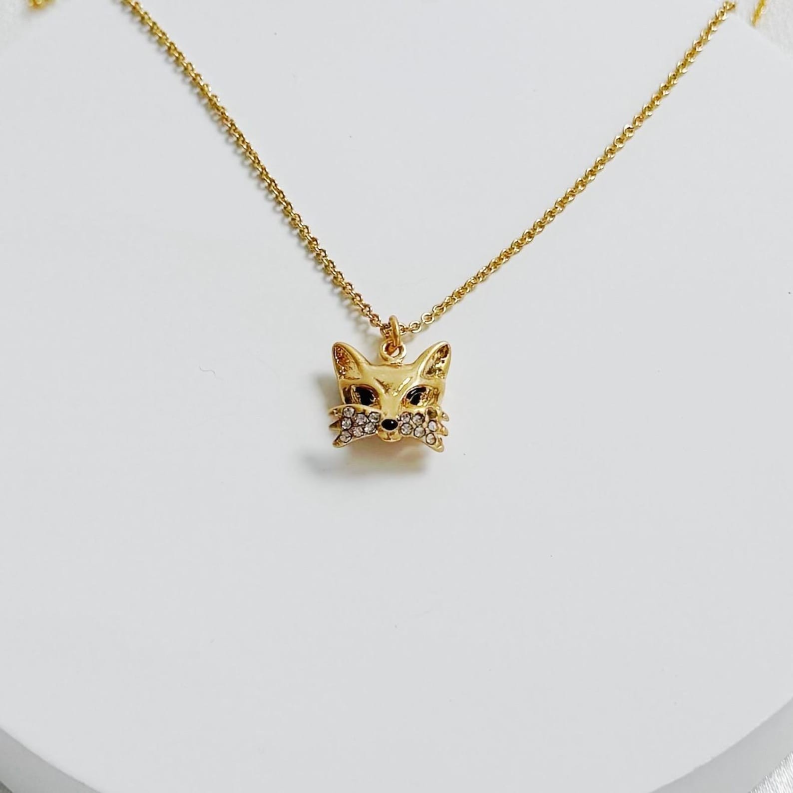 Kate Fox Gold plated brass Pendant Necklace Gift for her