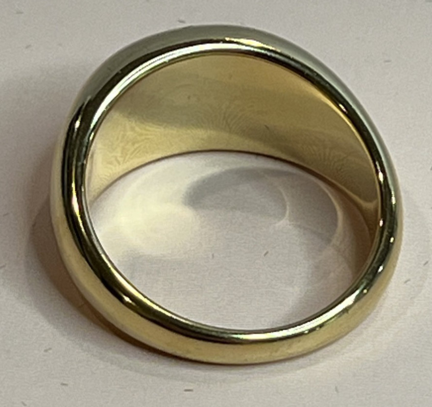 Macy’s New Men’s Stainless Steel Dome Ring 10 mm Wide Polished Band Comfort Fit