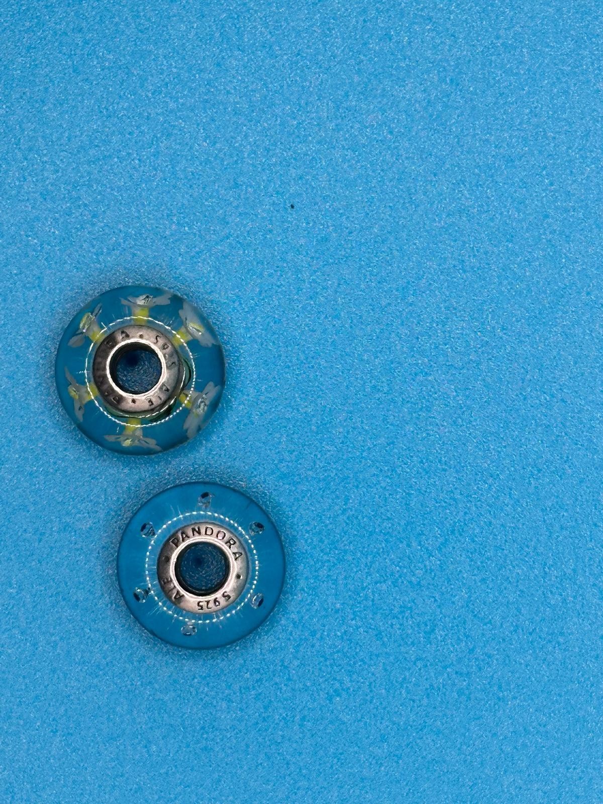 Pandora 925 Silver Murano Glass Charms