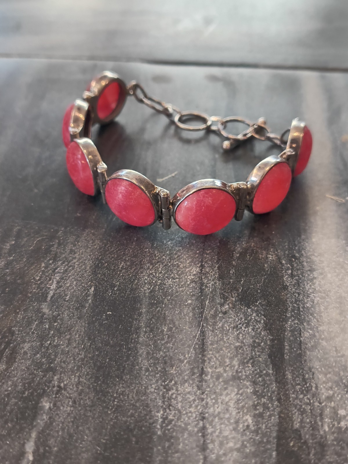 Vintage Rhodochrosite Bracelet