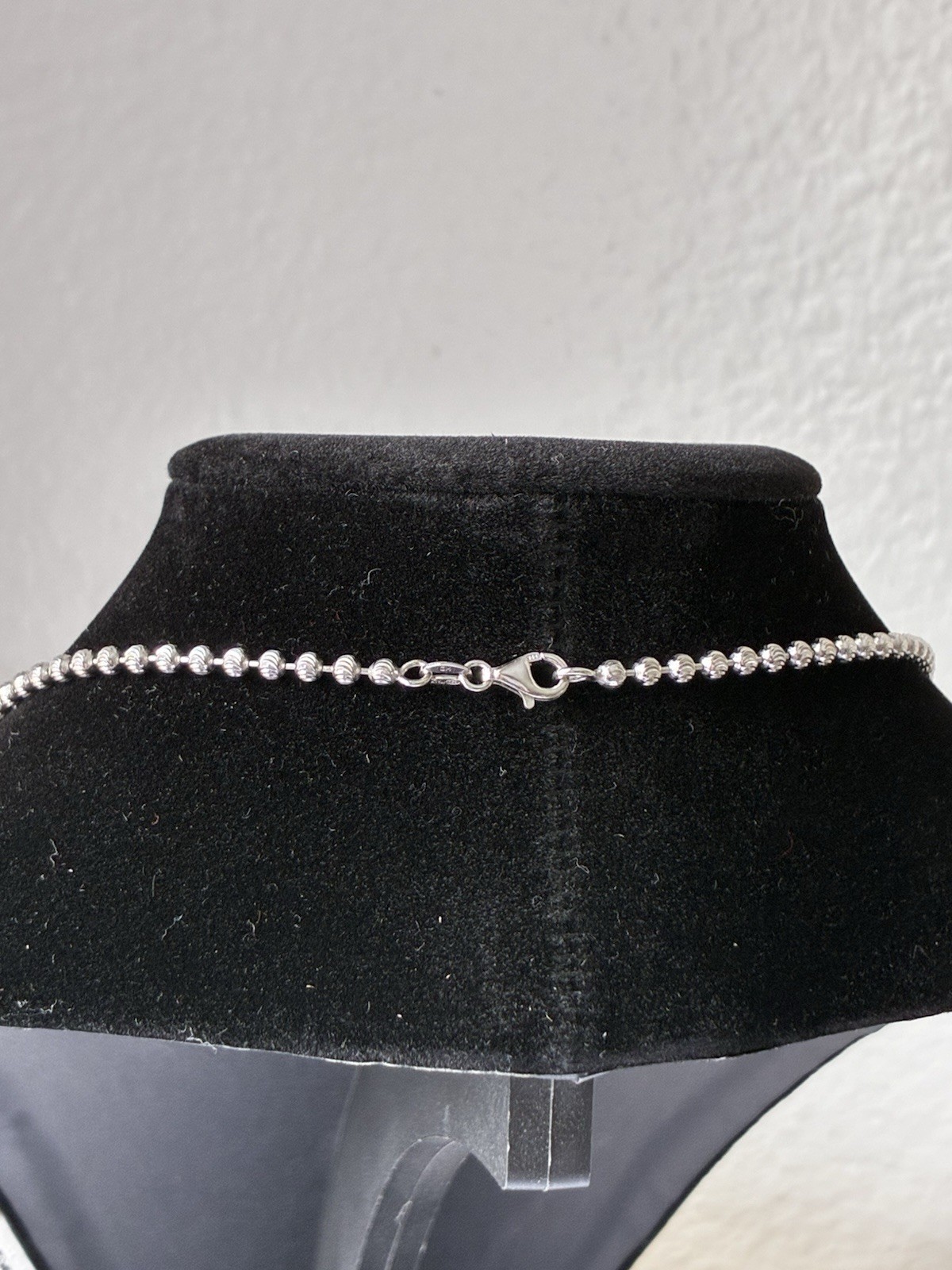 925 Sterling Silver 24” 2.9mm Moon Cut Silver Tone chain.
