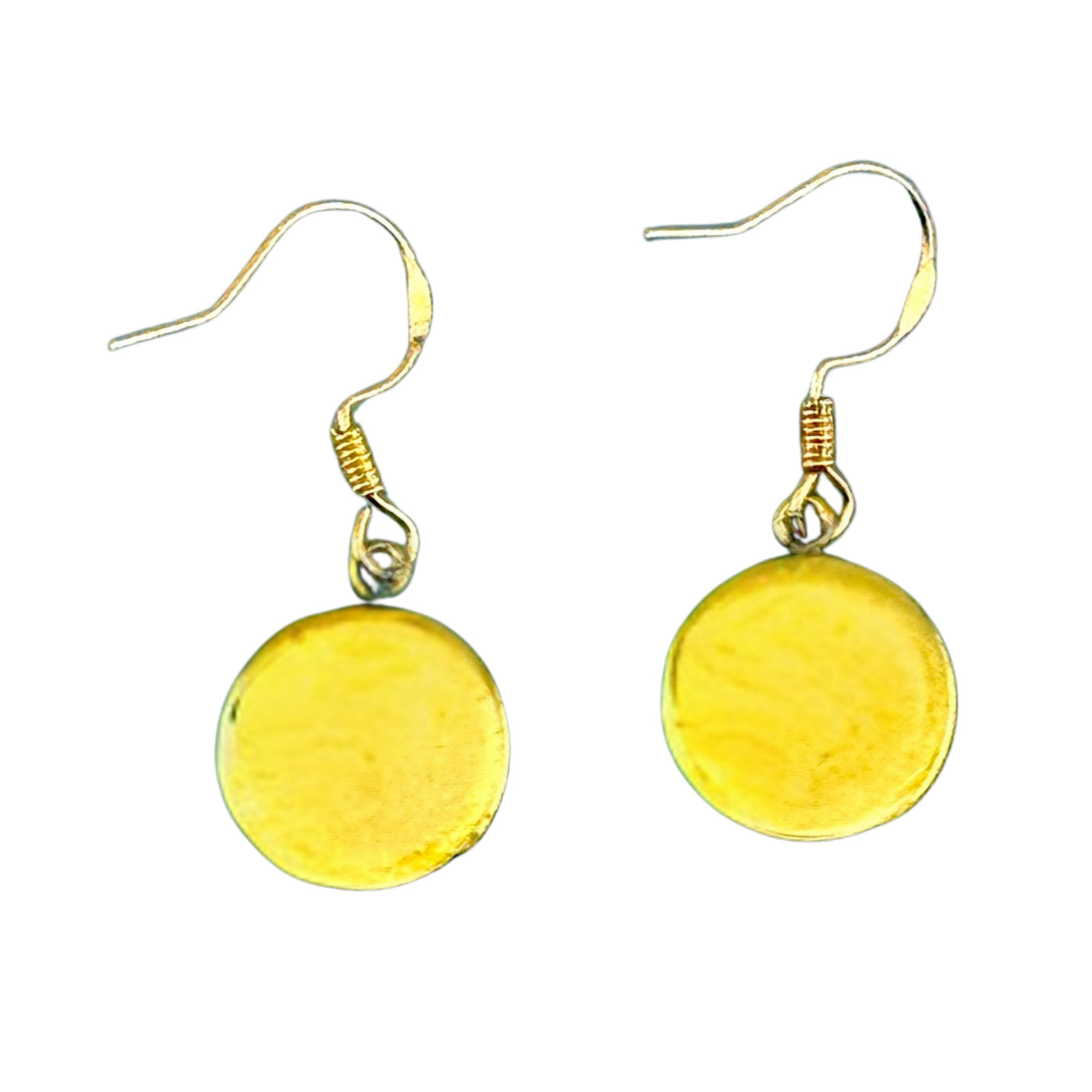 Dangle Earrings Handmade “Changing Vistas” Electroplated Sterling SilverEarwires