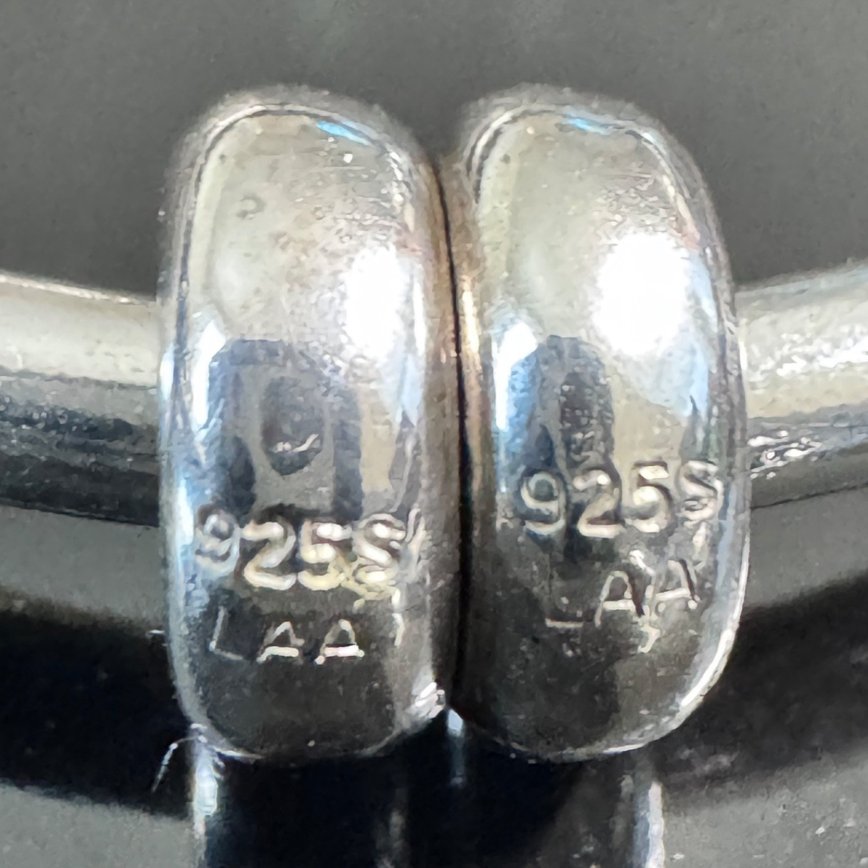 (Set of 2) Trollbeads Sterling Silver Stoppers or spacers TAGBO-00247