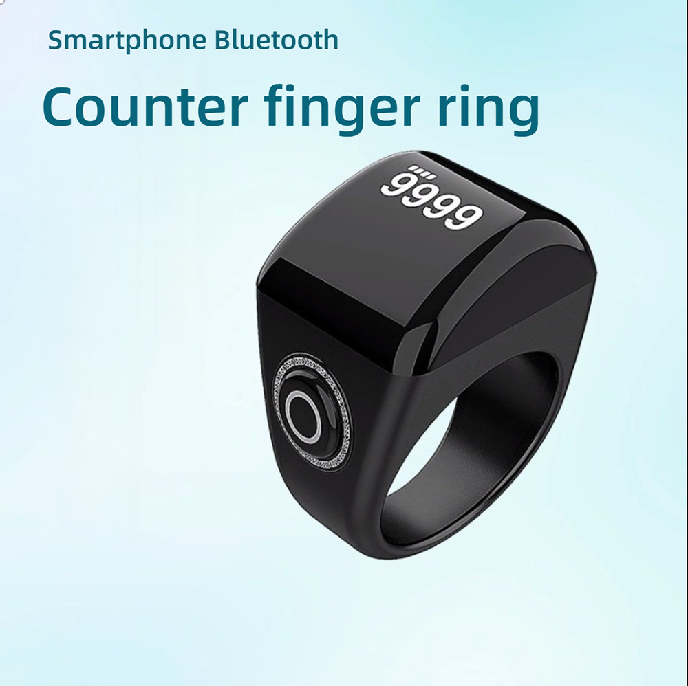 Digital Counter Timer Smart Ring Fitness Activity Tracker Health Monitoring Tech