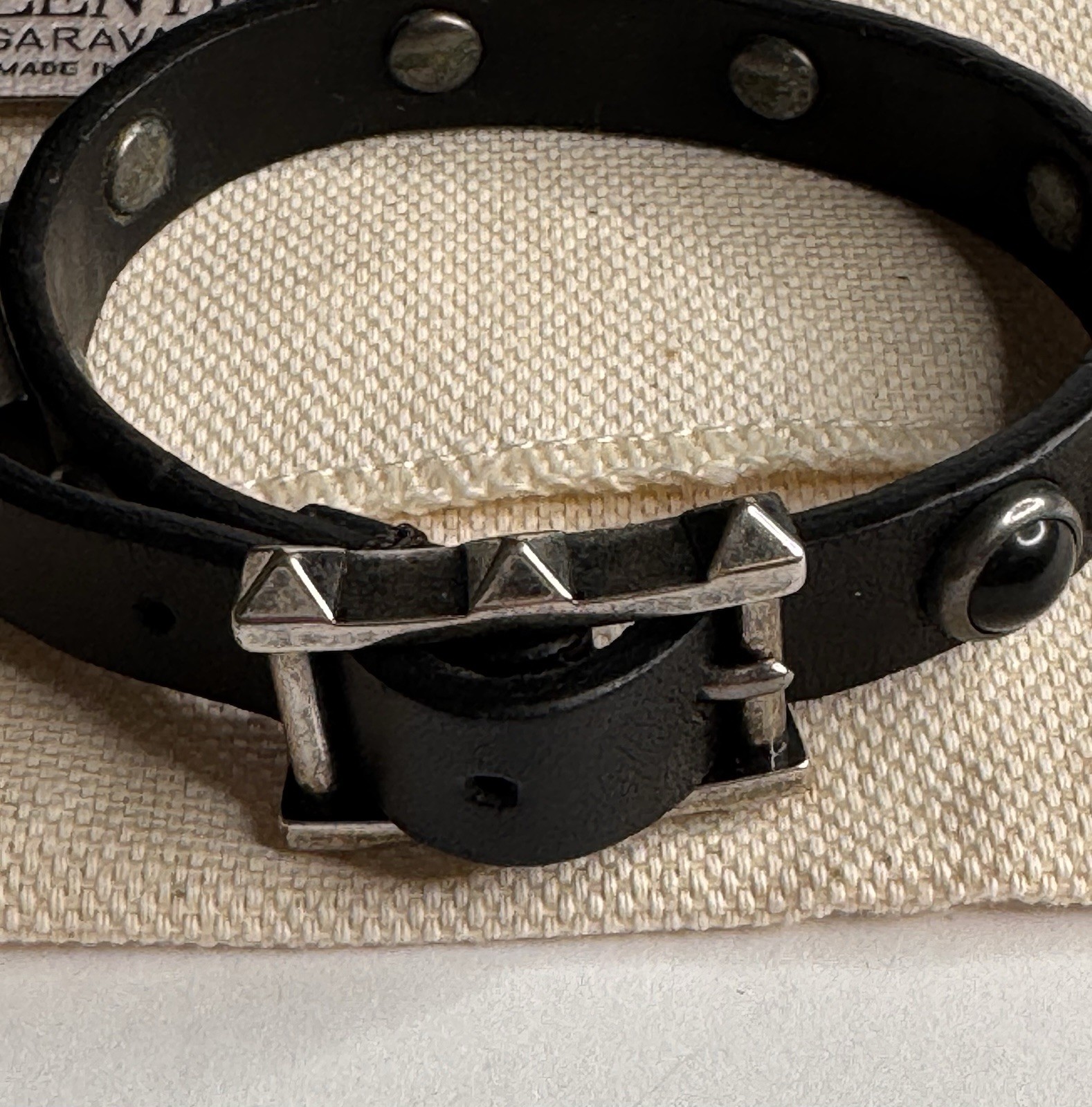 Valentino Garavani Rockstud Leather Bracelet