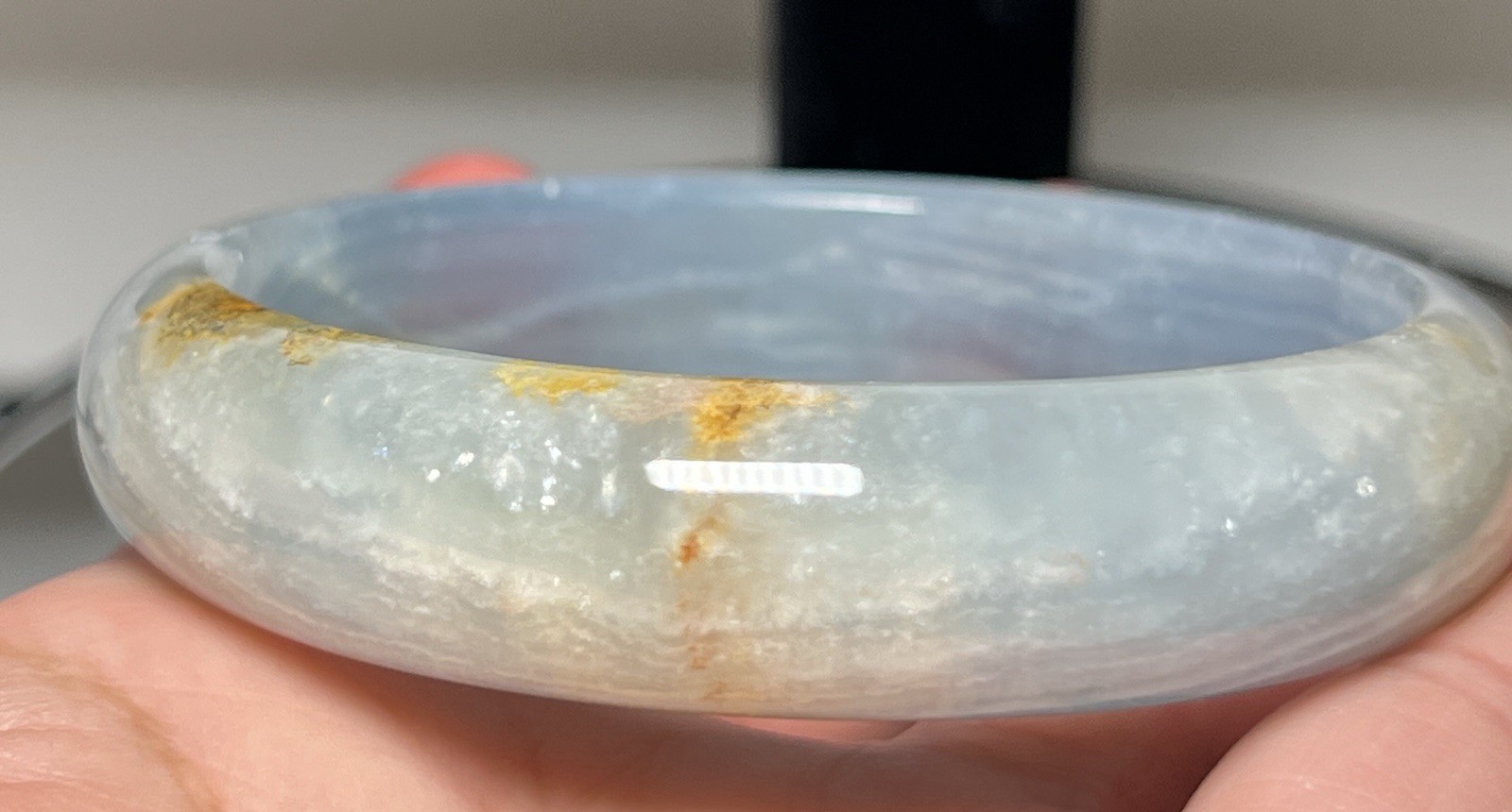 Blue Onyx Bangle Inner Diameter Size 61mm See Pics