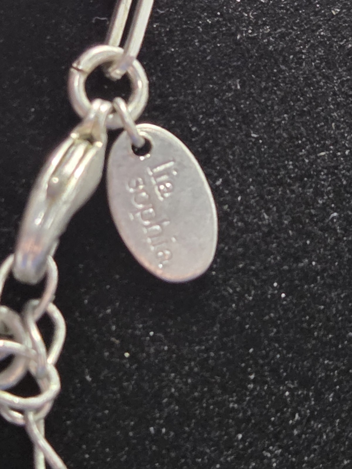 Lia Sophia Silver Tone Necklace New In Original Box