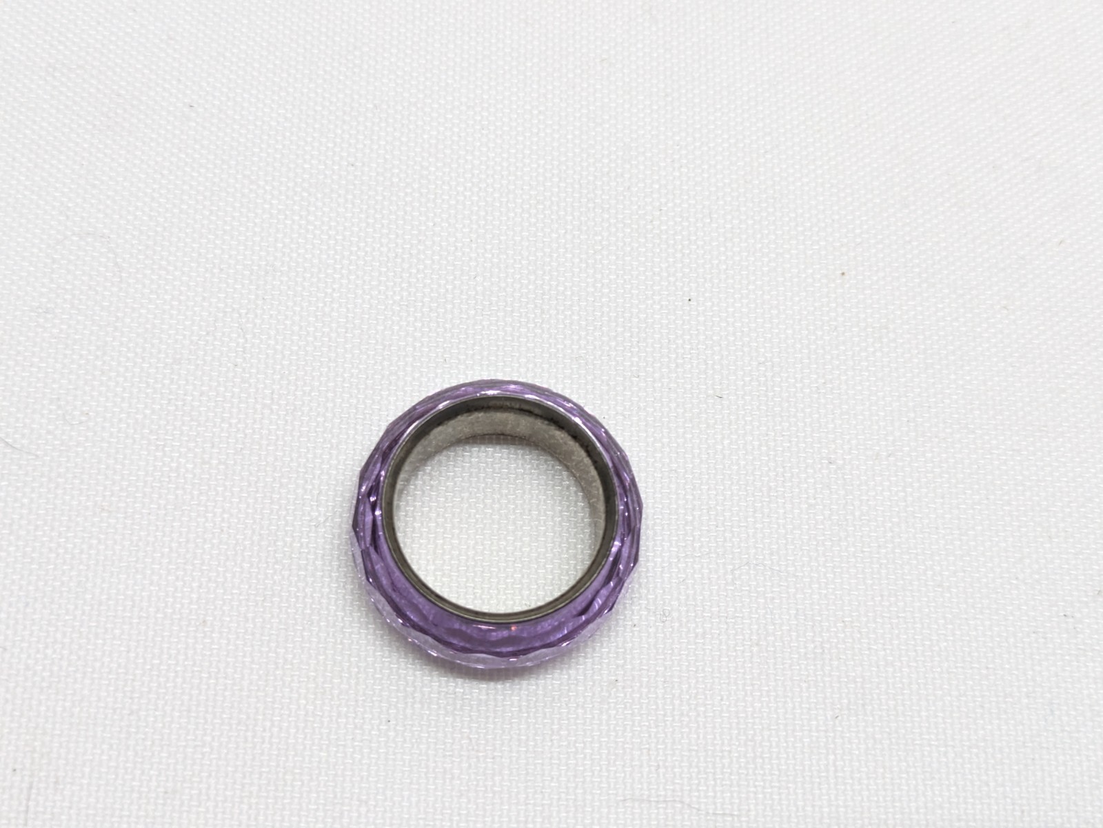 Beautiful Swarovski Nirvana Purple Ring! Size In Pictures! 💍