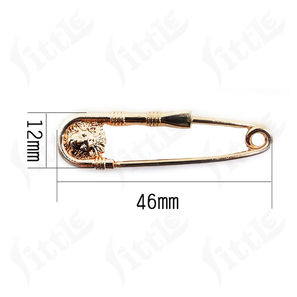 Safety Pins Metal Scarf Brooch Pants Pin 46/50/60/75mm Craft Sewing Hemming Pin