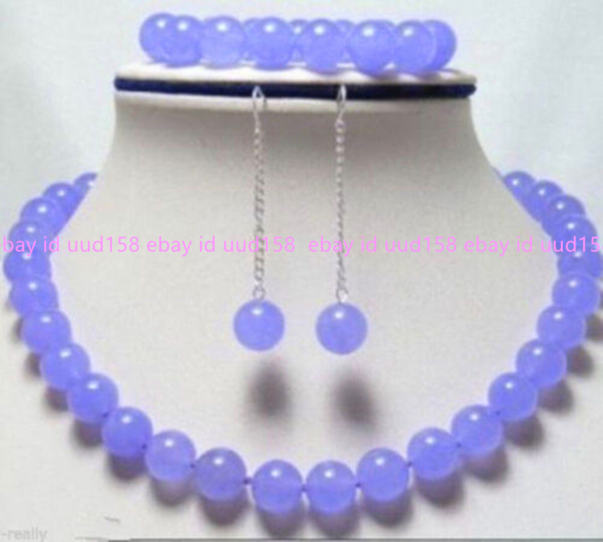 6mm 8mm 10mm Purple Alexandrite Gemstone Round Beads Necklace Bracelet Earrings